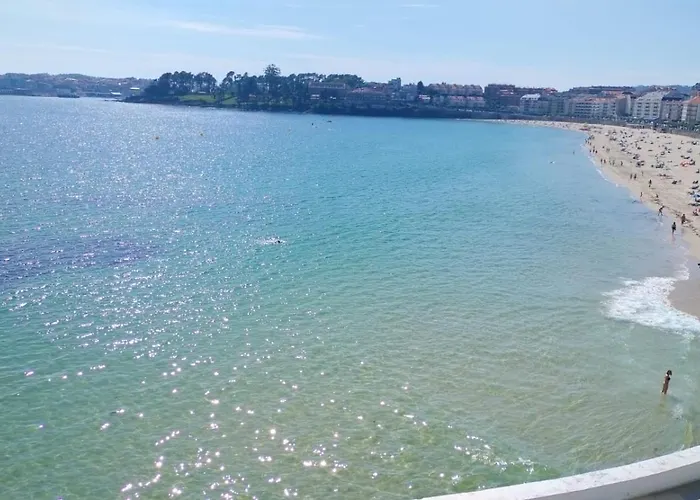 Piso En Primera Linea De Playa En アパート *